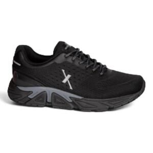 NEW XELERO men's genesis ii walking shoes in black/grey